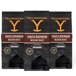 Yellowstone Maple Bourbon Medium Roast Ground Coffee 12 Oz, 3 Pack. Fixed Price $45.99.