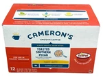 Cameron's Toasted Southern Pecan Coffee Keurig Cups 4.33 Oz Camerons. Fixed Price $12.34.