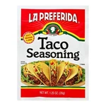 La Preferida Taco Seasoning Mix Pack Of 6 Mexican Spice Blend. Fixed Price $17.02.