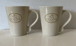 Godiva Chocolatier Coffee Mug Ceramic Cups (2) Gold Logo California Pantry 2009. Fixed Price $16.00.