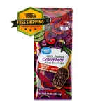 Great Value Colombian Whole Bean Coffee, Medium-dark Roast, 10 Oz Bag. Fixed Price $8.30.