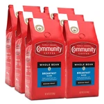 Breakfast Blend Whole Bean Coffee, Medium Roast, 72 Ounce (pack 6). Fixed Price $69.60.