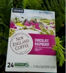 Rare Lot New England Coffee Chocolate Raspberry 24 Kcup Pod Brew Gourmet Father. Fixed Price $42.94.