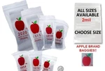 1000 Pack Apple Brand Zipper Bags 1,000 Baggies Resealable Plastic. Fixed Price $18.49.