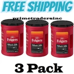 Pack - Folgers Dark Roast Ground Coffee, Black Silk 40.3 Oz. Fixed Price $96.38.