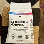 Livingood Daily Coffee With Moringa, Ground Medium Roast. Fixed Price $23.99.