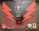 Death Wish Coffee Organic Dark Roast Single Serve Pods 50 Exp 06/2027. Fixed Price $35.00.