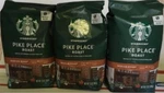 Starbucks Pike Place Roast Whole Bean Coffee 3 Packages Medium. Fixed Price $29.00.
