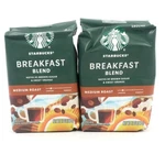 Starbucks Breakfast Blend, Medium Roast, Ground Coffee, 12 Oz Bb: 10/24 (2). Fixed Price $19.99.