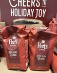 Peet's Holiday Blend Dark Roast Ground Coffee 10 Oz Bags Exp 6/6/25 Peets. Fixed Price $29.93.