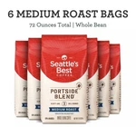 6 Pack Seattles Best Coffee Portside Blend Medium Whole Bean 12 Ounce. Fixed Price $59.99.