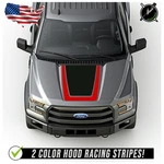 Color Hood Blackout Racing Stripes Decal Kit Fits 2015-2020 Ford F150 F-150. Fixed Price $64.99.