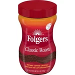 Folgers Classic Roast Instant Coffee Crystals, 8 Ounces. Fixed Price $15.99.