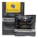 Java One 30220 Coffee Pods, Breakfast Blend, Single Cup, 14/BOX. Fixed Price $15.31.