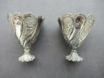 Ottoman Turkish Islamic Silver Zarf Coffee Cups Holder Sultan Tugra Seal Stamp. Fixed Price $170.00.