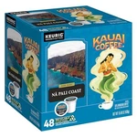 Kauai Coffee Dark Roast K-cup Pods 10PERCENT Hawaiian Na Pali Coast, 48 Ct. Fixed Price $42.00.