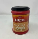 Folgers French Vanilla Ground Coffee, 9.6 Oz - Red Canister. Fixed Price $9.34.