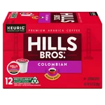 Hills BROS.100% Colombian Arabica Medium Roast, K-cup Coffee Pods, 12-COUNT Box. Fixed Price $15.21.