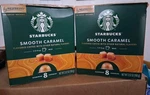 2X Starbucks For Nespresso Vertuo Smooth Caramel Coffee, Total 16 Capsules. Fixed Price $12.99.