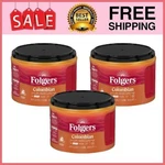 3 Can Folgers Colombian Ground Coffee, Medium Roast, 22.6 Oz. Fixed Price $46.43.
