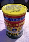New Medaglia Doro Italian Roast Espresso Style Decaffeinated Ground Coffee 1.LB. Fixed Price $115.00.