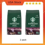Starbucks Espresso Roast, Ground Coffee, Dark Hot Iced 2 Pack. Fixed Price $46.99.