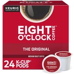 Eight O'clock The Original Keurig K-cup Pods, Medium Roast Coffee, 24CT. Fixed Price $14.83.