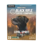 Black Rifle Coffee Company Loyal Spirit K-cups Pods, Light Roast, 22 Ct. Fixed Price $18.31.