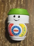 Fisher-price Latte Coffee Cup Infant Learning Toy. Abc's, 123'S & Music Tested. Fixed Price $6.68.
