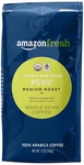 Amazon Fresh, Organic Fair Trade Peru Whole Bean Coffee, Medium Roast, 12 Oz. Fixed Price $11.99.