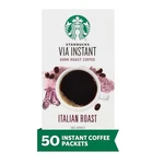 Starbucks Via Instant Coffee, Dark Italian Roast, 100% Arabica, Si. Fixed Price $45.88.
