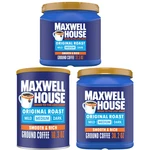 Maxwell House Original Medium Roast Ground Coffee Canister Free Shipping. Fixed Price $23.99.