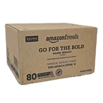 Amazonfresh 80 K-cups Go For The Bold Dark Roast Arabica Coffee Keurig Brewer. Fixed Price $31.99.