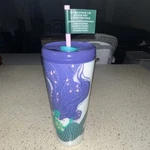Starbucks Mermaid Cup Purple Sip Or Straw Lid Coffee & Tea Theme. Fixed Price $26.95.