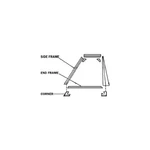 QRF2424 24"X24" Cp Recess Mount Frame. Fixed Price $175.31.