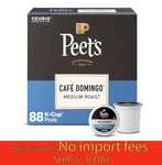 Peets Cafe Domingo K Cup Pods 88CT Medium Roast COFFEE...(A19.5). Fixed Price $56.80.