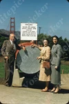 SL05 Original Slide 1950'S Rk San Francisco Golden Gate Bridge Cable 740A. Fixed Price $9.25.