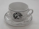 Cafe Domino Vintage Old Coffee Tea Soup Large Cup & Saucer Set Souvenir Espresso. Fixed Price $34.85.