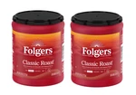 (2 Pack) Folgers Classic Ground Coffee, Medium Roast, 9.6 Oz Canister. Fixed Price $10.79.