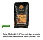 Heb Cafe Taste Texas San Antonio Blend Whole Bean Coffee 32OZ. Pack Lot. Fixed Price $99.97.