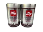2-ILLY Intenso Bold Roast Arabica Ground Coffee 8.8OZ 2/27 Torrefaction Intense. Fixed Price $27.99.