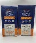 2 Packs Trader Joe's Organic Decaf Fair French Coffee Bean 13 Oz Each. Fixed Price $29.99.