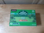 Half-caff Medium Roast Coffee By Green Mountain 10 K-cups Exp. 2-3-27. Fixed Price $16.25.