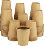 Paper Cups 100 Pack 8 Oz Kraft Coffee Hot. Fixed Price $12.91.