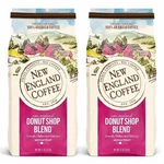 2 Pack New England Donut Shop Blend, Medium Roast, Ground Coffee, 11 Oz. Fixed Price $27.99.