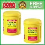 2 Cafe Bustelo Espresso Ground Coffee Vacuum-sealed, Dark Roast, 36 Oz Canister. Fixed Price $49.75.