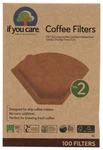 If You Care No. 2 Coffee Filters, 100 Ct Count. Fixed Price $10.86.
