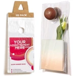 Door Hanger Bags 6X12 Inch Waterproof Secure Plastic Advertisement 100 Pack. Fixed Price $23.23.