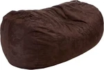 David 8FT Suede Bean Bag In French Roast Brown By Christopher Knight Home. Fixed Price $246.99.