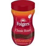 Folgers Classic Roast Crystal Instant Coffee 12 Oz.. Fixed Price $9.49.